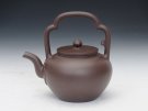 紫砂壶图片：吴经提梁 - 宜兴紫砂壶网