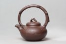 紫砂壶图片：梅桩提梁 - 宜兴紫砂壶网