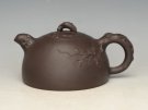 紫砂壶图片：葡萄壶 泥料：紫泥 容量：400cc - 宜兴紫砂壶网