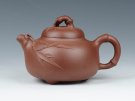 紫砂壶图片：三足柿圆 - 宜兴紫砂壶网