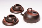 紫砂壶图片：光·日月·日月同辉（五件茶具） - 宜兴紫砂壶网