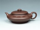 紫砂壶图片：虚扁壶 - 宜兴紫砂壶网