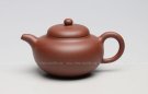 紫砂壶图片：《柿圆》泥料：清水泥 容量：70cc - 宜兴紫砂壶网
