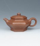 紫砂壶图片：六方矮宫灯 - 宜兴紫砂壶网