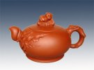 紫砂壶图片：圣桃壶 - 宜兴紫砂壶网