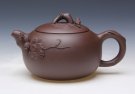 紫砂壶图片：西施松鼠葡萄 - 宜兴紫砂壶网