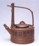 紫砂壶图片：竹提壶 - 宜兴紫砂壶网