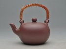 紫砂壶图片：藤把提梁 - 宜兴紫砂壶网
