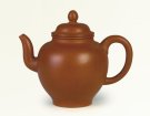 紫砂壶图片：橄榄壶 容量：28... - 宜兴紫砂壶网