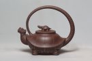 紫砂壶图片：逸寿提梁 - 宜兴紫砂壶网