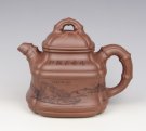 紫砂壶图片：四方竹鼎 - 宜兴紫砂壶网