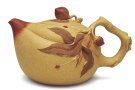 紫砂壶图片：寿桃壶 - 宜兴紫砂壶网