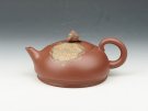 紫砂壶图片：云水莲心 380cc 原矿红皮龙 - 宜兴紫砂壶网