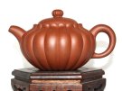 紫砂壶图片：清水泥  菊瓣壶 - 宜兴紫砂壶网