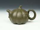 紫砂壶图片：豆青南瓜 - 宜兴紫砂壶网