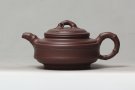 紫砂壶图片：双线竹鼓 - 宜兴紫砂壶网