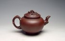 紫砂壶图片：桃报春壶 - 宜兴紫砂壶网