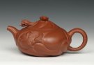紫砂壶图片：朱泥鱼化龙 - 宜兴紫砂壶网
