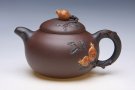 紫砂壶图片：富贵石榴壶 - 宜兴紫砂壶网