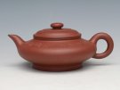 紫砂壶图片：虚扁壶（程艳 制） - 宜兴紫砂壶网