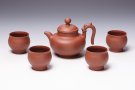 紫砂壶图片：龙出升天茶具 - 宜兴紫砂壶网