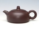 紫砂壶图片：竹韵（紫泥）200ML - 宜兴紫砂壶网