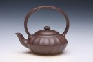 紫砂壶图片：菱花提梁 - 宜兴紫砂壶网