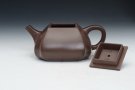 紫砂壶图片：四方抽角 (3) - 宜兴紫砂壶网