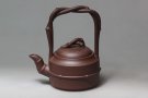 紫砂壶图片：双竹提梁 - 宜兴紫砂壶网