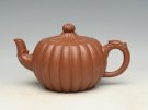 紫砂壶图片：龙头菊  泥料：红泥 - 宜兴紫砂壶网