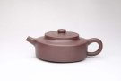 紫砂壶图片：周盘 紫泥 - 宜兴紫砂壶网