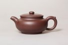 紫砂壶图片：扁腹如意 - 宜兴紫砂壶网