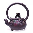 紫砂壶图片：辈辈封侯提梁 - 宜兴紫砂壶网