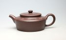 紫砂壶图片：《汉扁》容量： 300CC 泥料：紫泥 - 宜兴紫砂壶网
