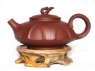 紫砂壶图片：底槽青 奥运圣火壶 - 宜兴紫砂壶网