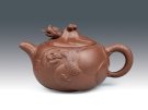 紫砂壶图片：鱼化龙7 - 宜兴紫砂壶网