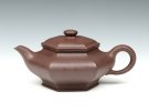紫砂壶图片：六方虚扁 - 宜兴紫砂壶网