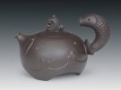 紫砂壶图片：鱼壶 - 宜兴紫砂壶网