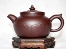 紫砂壶图片：紫茄泥  菱花壶 - 宜兴紫砂壶网