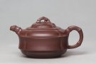 紫砂壶图片：抽角竹鼓 - 宜兴紫砂壶网