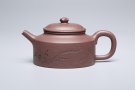 紫砂壶图片：腰圆德钟（周午生画） - 宜兴紫砂壶网