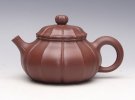 紫砂壶图片：雅姿菱花(全手工 - 宜兴紫砂壶网