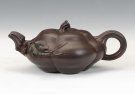 紫砂壶图片：扁南瓜 - 宜兴紫砂壶网