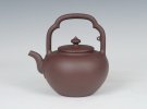 紫砂壶图片：吴经提梁 - 宜兴紫砂壶网