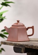 紫砂壶图片：六方醒晓 - 宜兴紫砂壶网