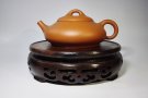 紫砂壶图片：平底石瓢 - 宜兴紫砂壶网
