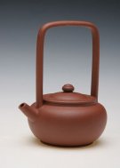 紫砂壶图片：金轮提梁 - 宜兴紫砂壶网