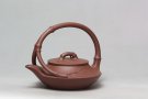 紫砂壶图片：竹节提梁 - 宜兴紫砂壶网