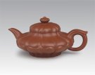 紫砂壶图片：虚扁合菱壶 - 宜兴紫砂壶网