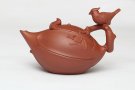 紫砂壶图片：鸟语花香 - 宜兴紫砂壶网